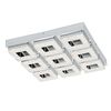 Plafon FRADELO 44 cm chrom LED EGLO