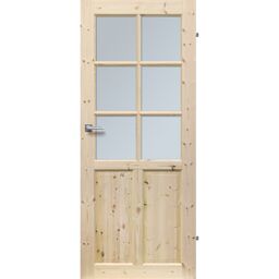 Drzwi wewnętrzne drewniane pokojowe Londyn Lux 90 Prawe Radex