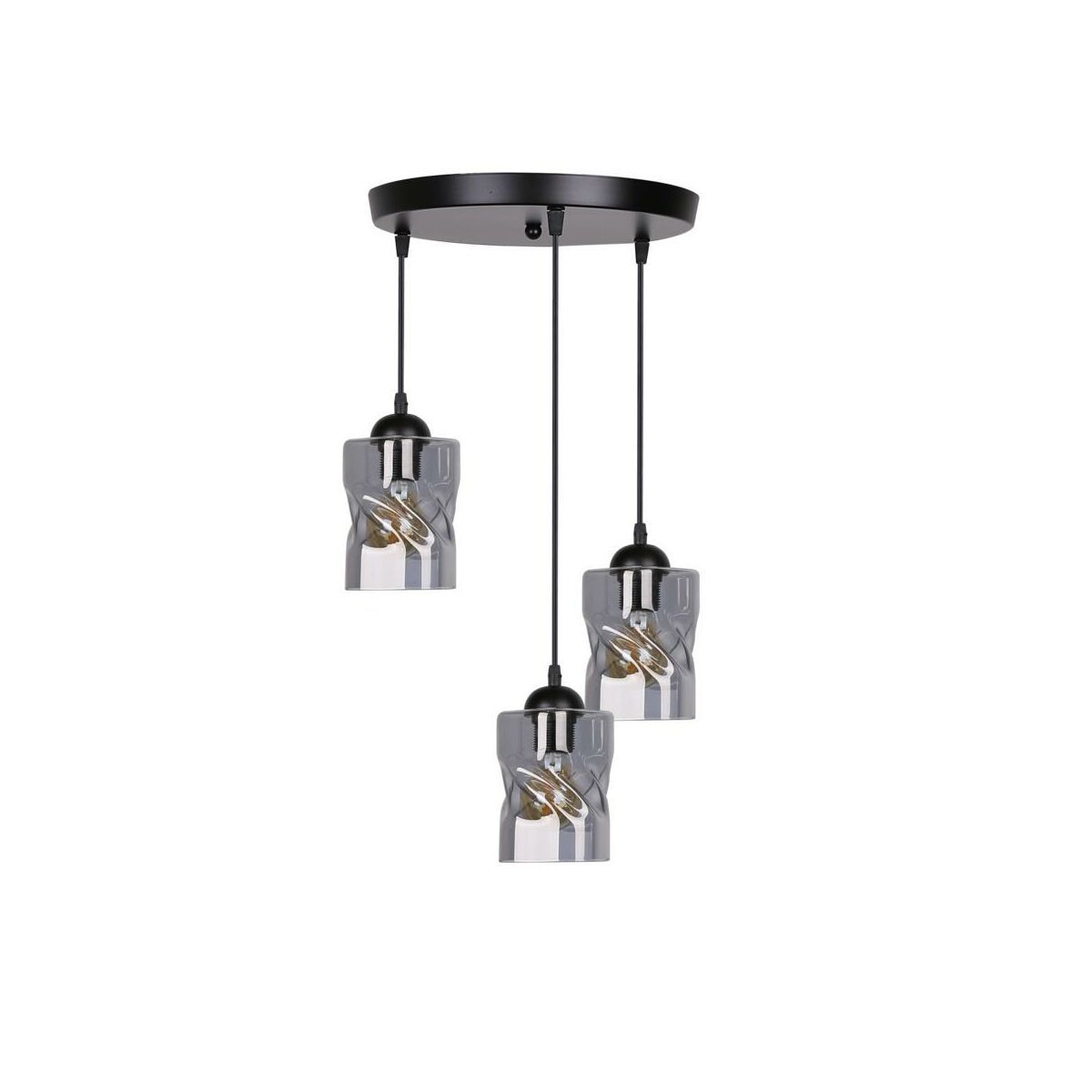 Lampa wisząca Felis czarna 3 x E27 Candellux