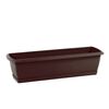 Skrzynka balkonowa 59 x 18.4 cm plastikowa brązowa z podstawką ISE600P