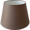Abażur 9053 owalny 29-39.5 x 30 cm tkanina brąz E27 TK LIGHTING
