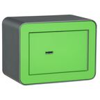 Sejf gabinetowy TG_SLM2CLASSIC SZYBA ZIELONA METALKAS