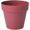 Doniczka plastikowa 14 cm marsala IBIZA