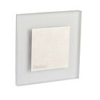 Oprawa schodowa APUS 7.5 cm srebrna kwadratowa LED barwa zimna KANLUX