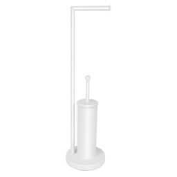 Stojak na papier toaletowy i szczotkę toaletową 104 White Sepio