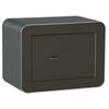Sejf gabinetowy TG_SLM2CLASSIC SZYBA GRAFIT METALKAS