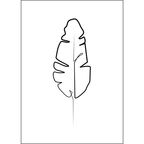 Obraz na metalu BANANA LEAF 48 x 67.5 cm
