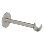 Wspornik do karnisza 20 mm pojedynczy ścienny satyna regulowana długość 108-160 mm INSPIRE