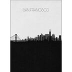 Obraz na metalu SAN FRANCISCO 32 x 45 cm