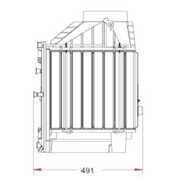 Wkład kominkowy 700 Selenic 10 kW Invicta