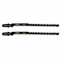 Brzeszczot do wyrzynarki T do drewna 90 mm 9/10TPI 2 sztuki CON-AJT-1124 DREL