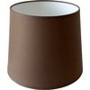 Abażur 9989 owalny 16-14x 16 cm tkanina ciemny brąz E27 TK LIGHTING