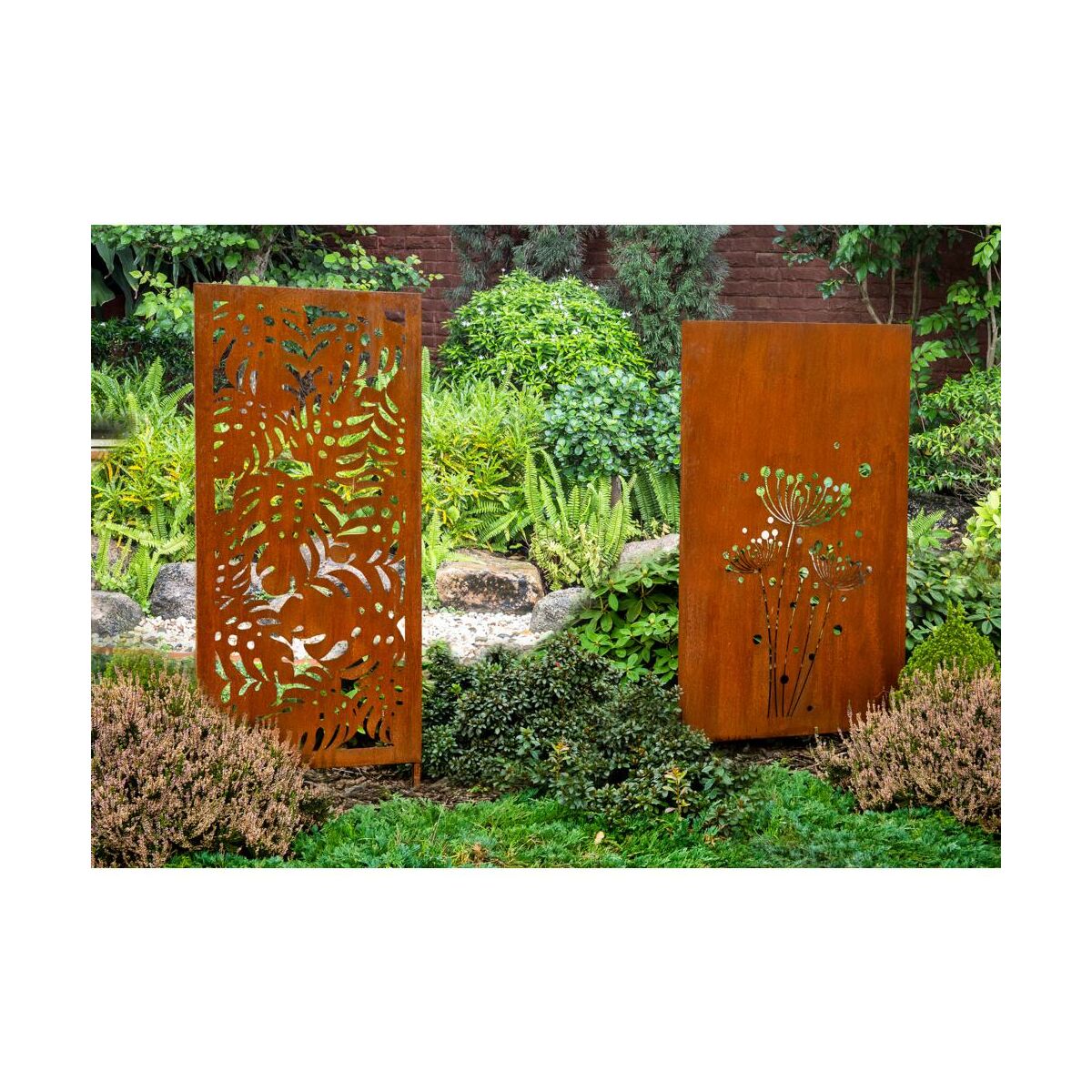 Panel osłonowy Corten mostera 85x180 cm stalowy Forest Style