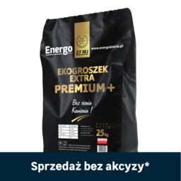 Ekogroszek 25-28 MJ 25 kg bez akcyzy Extra Premium + ENERGO