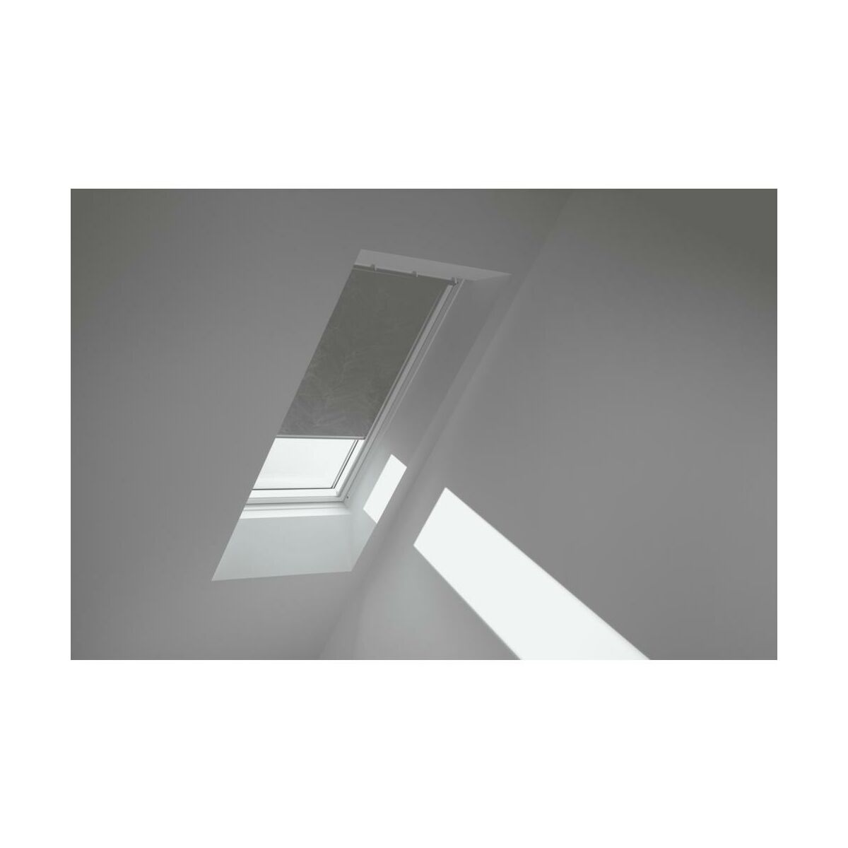 Roleta zaciemniająca do okna dachowego 78x118 cm khaki z aluminiową ramą Velux