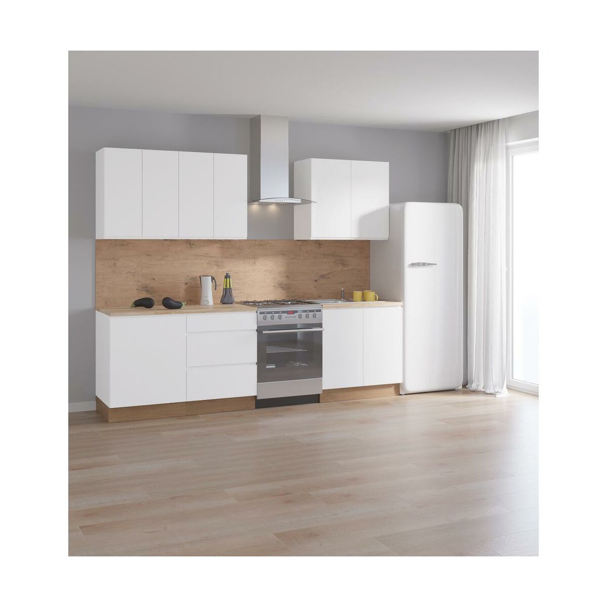 Szafka kuchenna stojąca Aspen 40 cm kolor biały