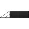 Brama przesuwna KRETA 400 x 150 cm lewa POLBRAM czarna