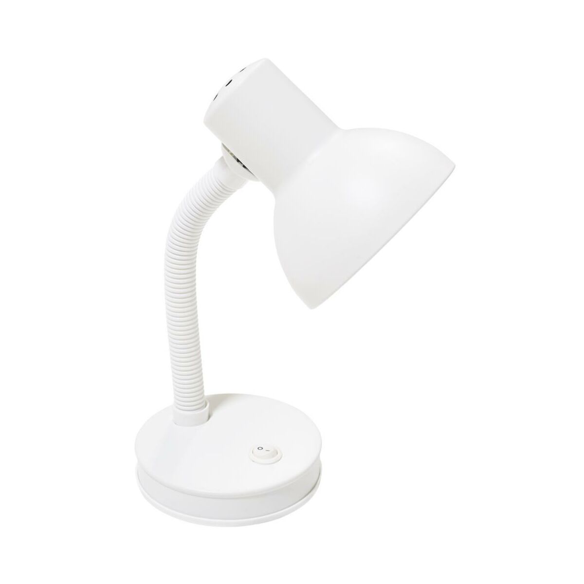 Lampka biurkowa BURO biała matowa E27 INSPIRE