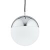 Lampa wisząca LIVIA biała z chromem E27 PREZENT