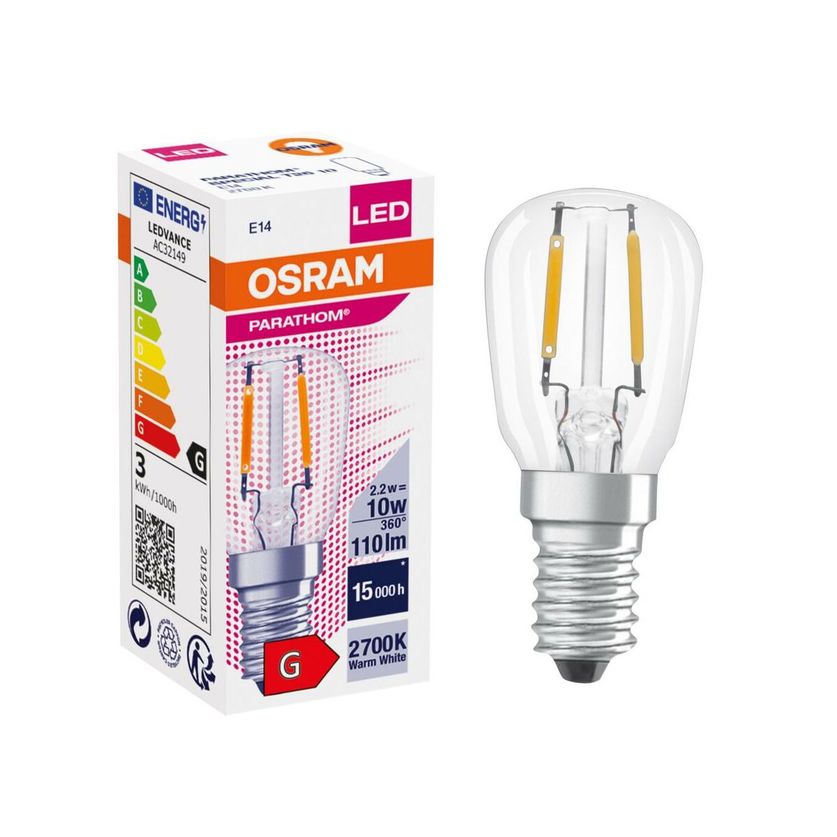 Żarówka LED E14 (230 V) 1.3 W 90 lm OSRAM