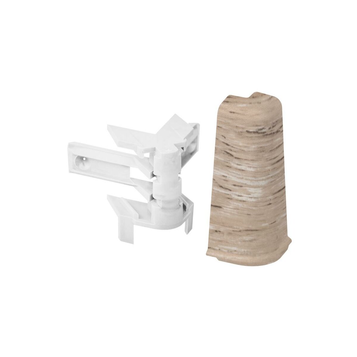 Narożnik zewnętrzny do listwy przypodłogowej pcv Marcelo 607 Ergo 60 mm Home Inspire