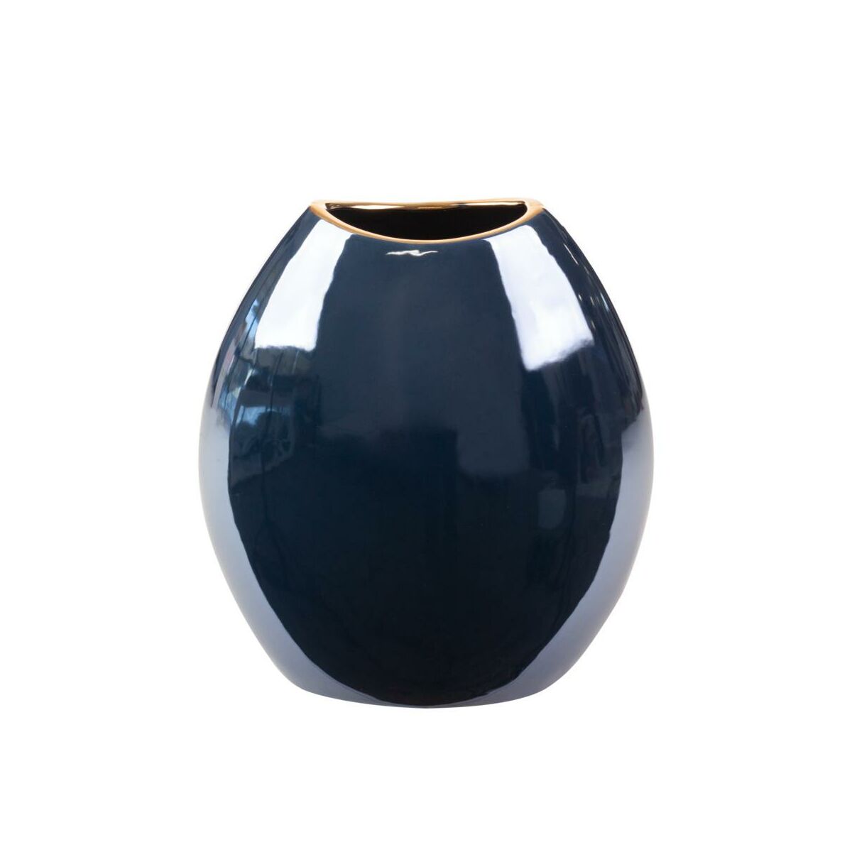 Wazon ceramiczny Amora wys. 20 cm granatowy