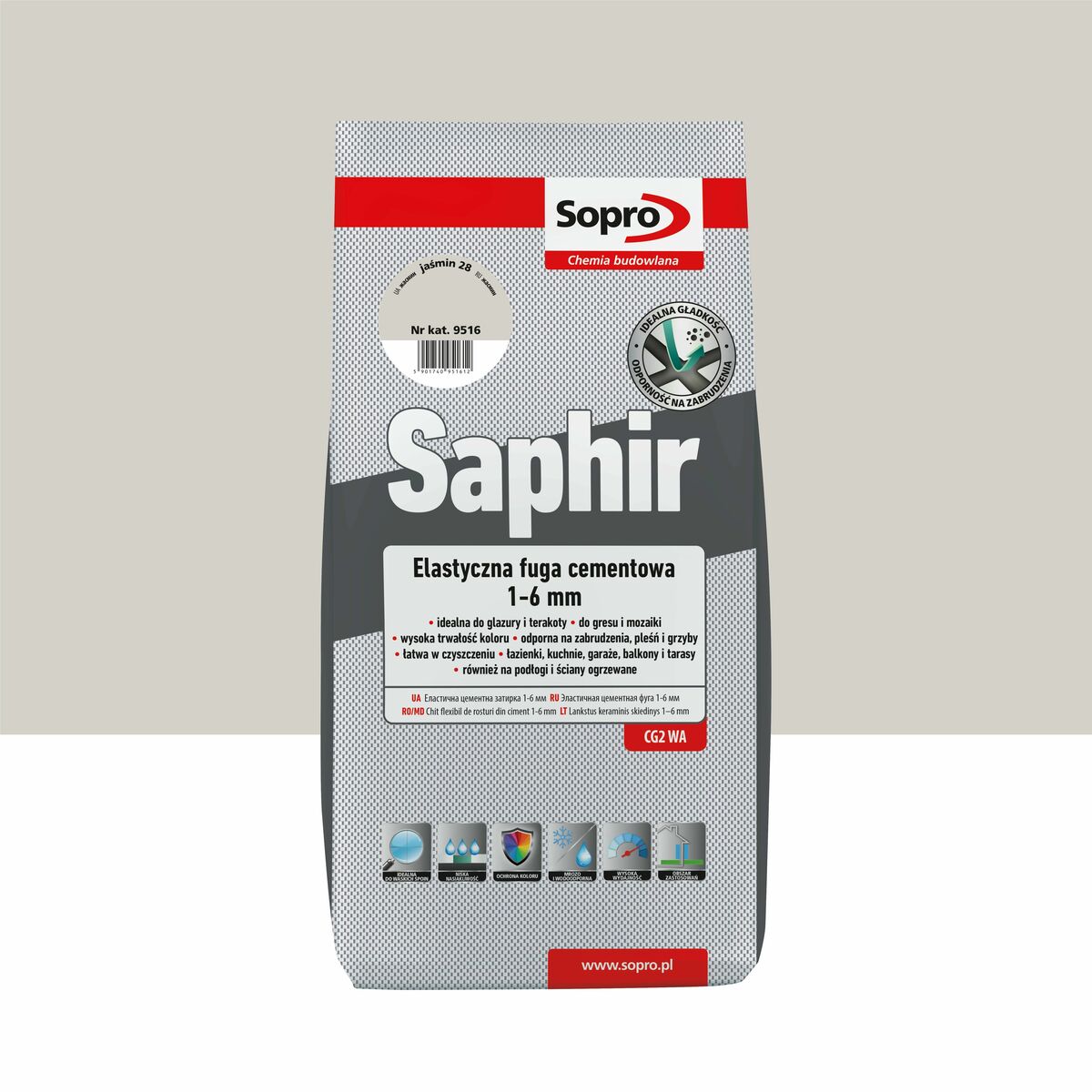 Fuga elastyczna Saphir Jaśmin 28 3 kg Sopro