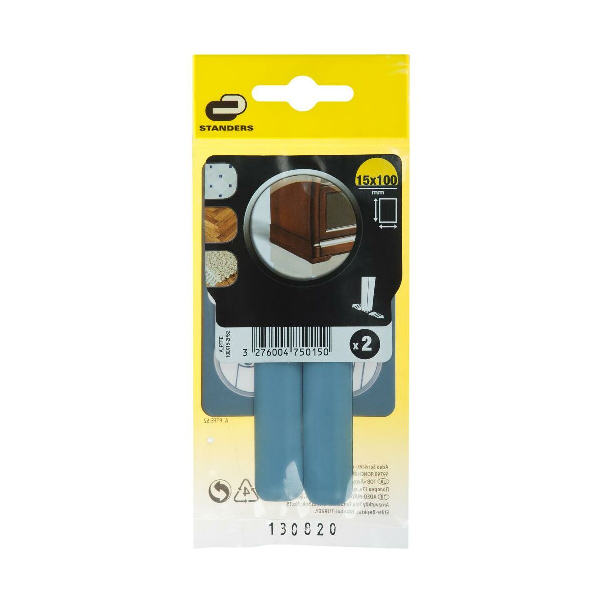 Podkładki samoprzylepne PTFE 100 x 15 mm 2 szt. Standers