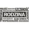 Naklejka SZCZEROŚĆ