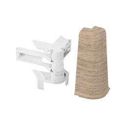 Narożnik zewnętrzny do listwy przypodłogowej pcv Lincoln 612 Ergo 60 mm Home Inspire