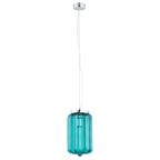 Lampa wisząca BALI niebieska E27 PREZENT