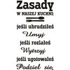 Naklejki napisy na ścianę Nasza kuchnia