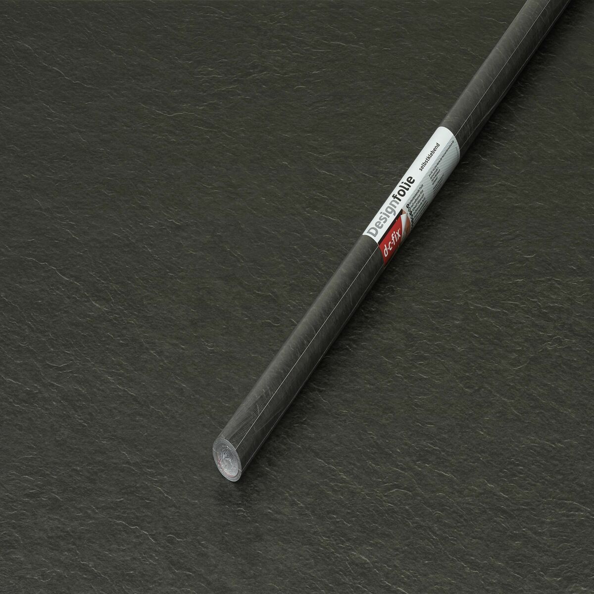 Okleina Kamień Slate czarna 67.5 x 200 cm imitująca kamień