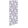 Tkanina na panel japoński KWIECIE fioletowa 60 x 275 cm