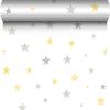 Tapeta dla dzieci Stars szara winylowa na flizelinie