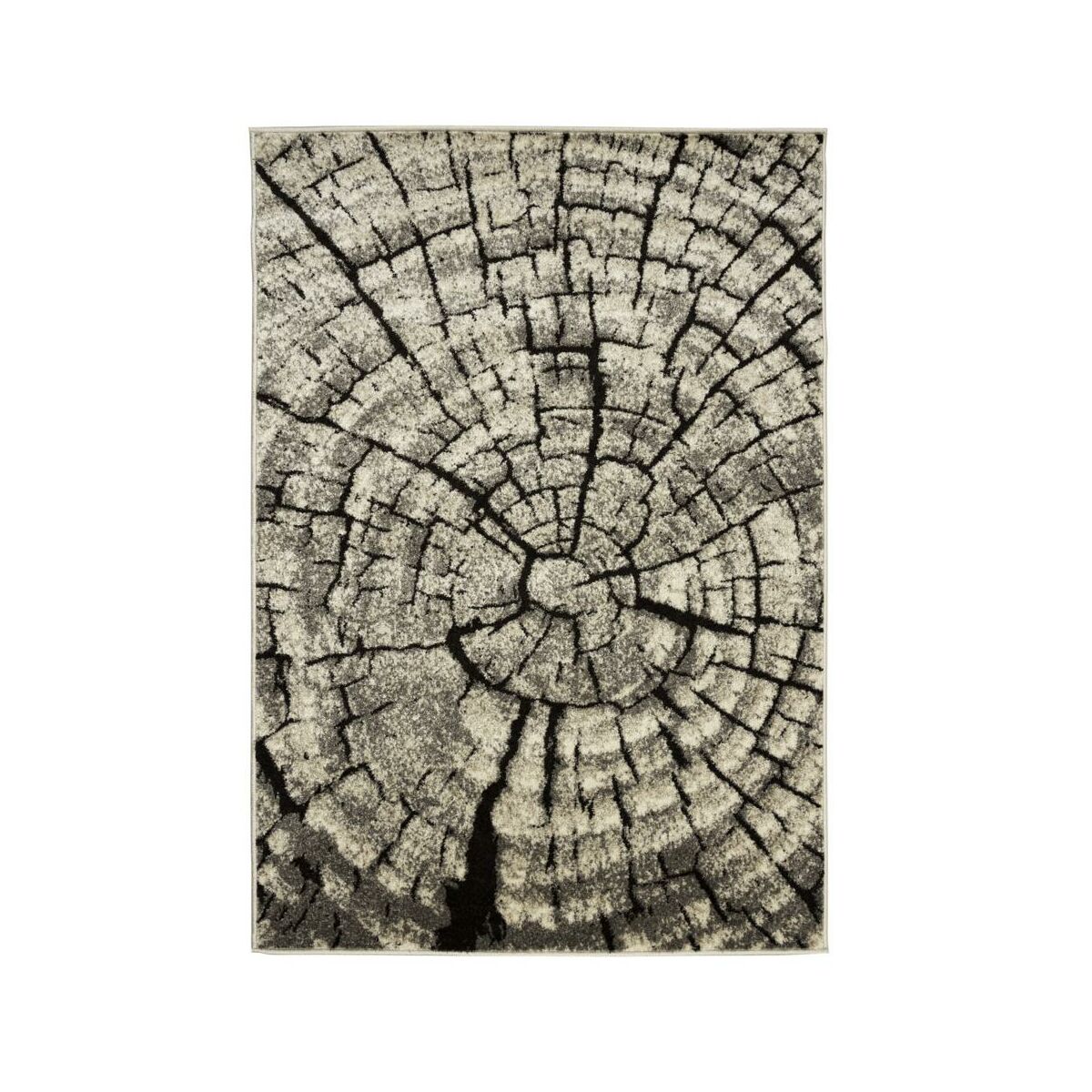 Dywan Wood szaro-beżowy 160 x 230 cm