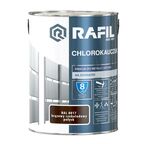Emalia do metalu i betonu CHLOROKAUCZUK 5 l Brązowy czekoladowy RAL 8017 RAFIL