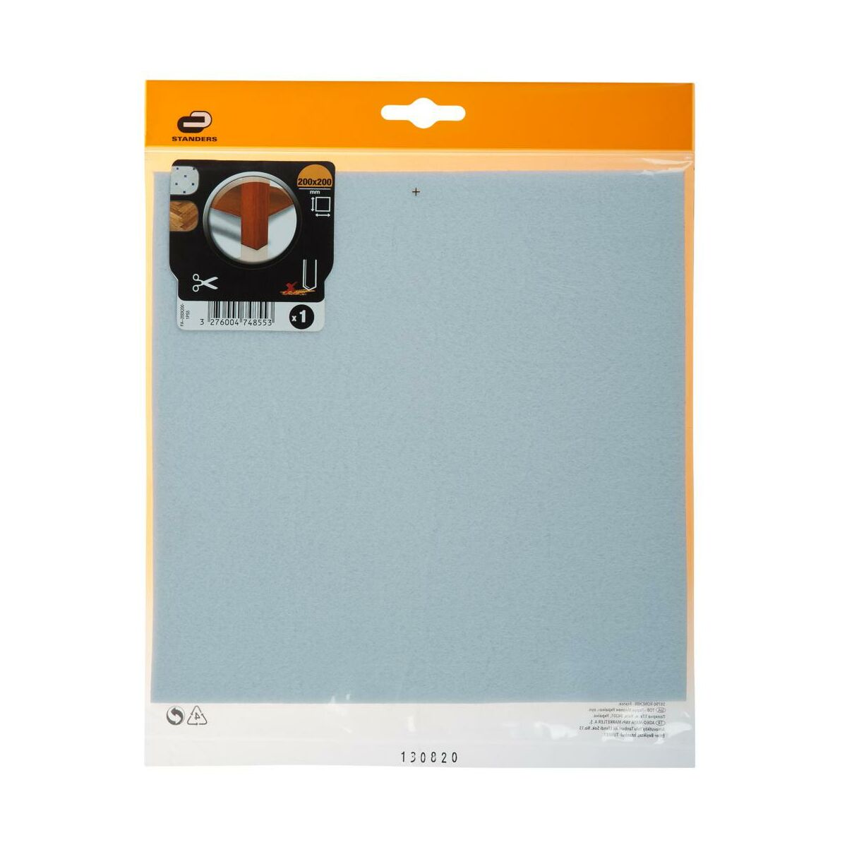 Podkładki ficowe samoprzylepne 200 x 200 mm Standers