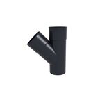 Trójnik rynnowy 80 mm/45° Grafitowy SCALA PLASTICS