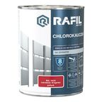 Emalia do metalu i betonu CHLOROKAUCZUK 0.9 l Czerwony drogowy RAL 3020 RAFIL