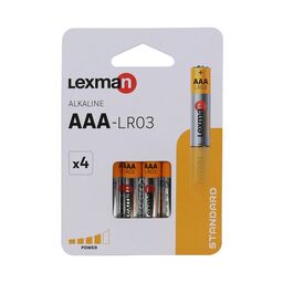 Bateria alkaliczna LR03/AAA 4 SZT. LEXMAN