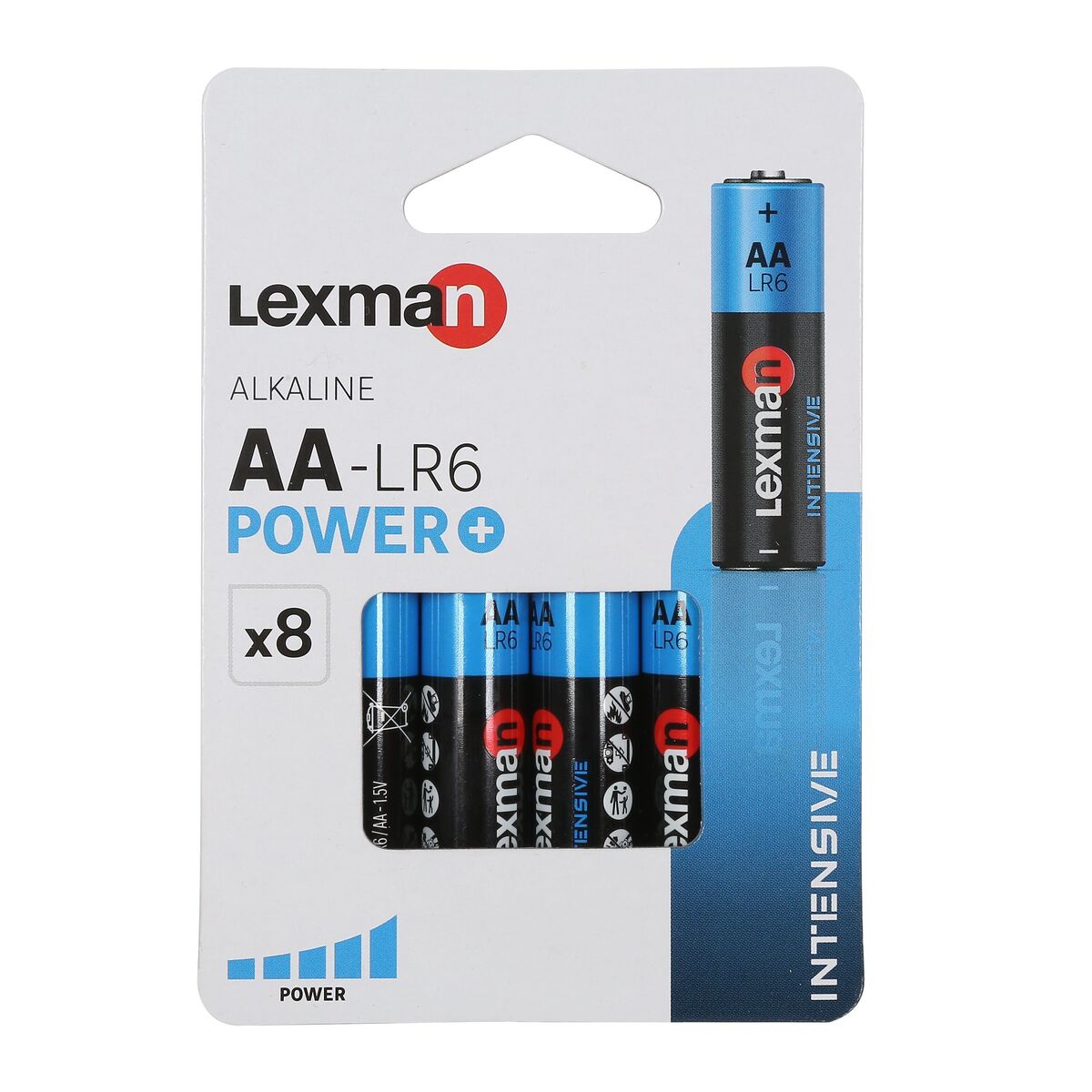 Bateria alkaliczna INTENSIVE LR6/AA 8 SZT. LEXMAN