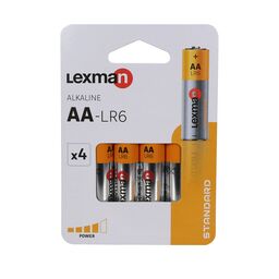 Bateria alkaliczna LR6/AA 4 SZT. LEXMAN