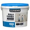 Farba wewnętrzna LATEKSOWA 10 l Biała LUXENS
