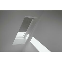 Roleta zaciemniająca do okna dachowego 78x140 cm khaki z białą ramą Velux