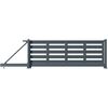 Brama przesuwna ELEMENT 400 x 140 cm z automatem uniwersalna POLARGOS