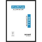 Ramka na zdjęcia ACCENT 21 x 29.7 cm czarna aluminiowa