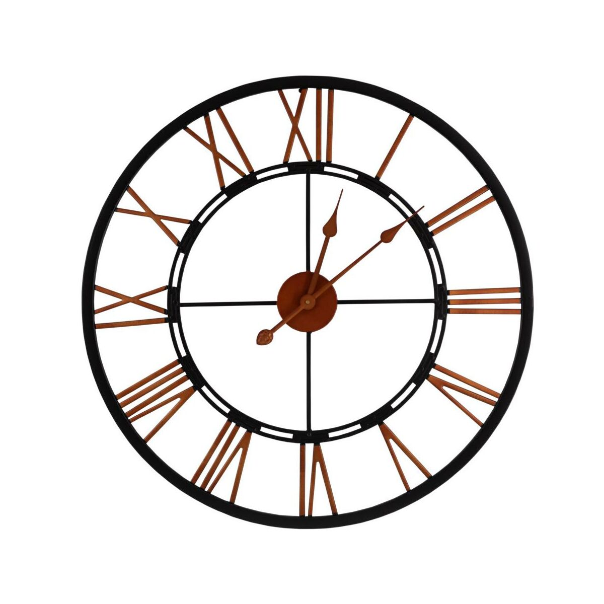 Zegar ścienny 05 śr. 70 cm czarno-brązowy