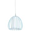 Lampa wisząca Jelly niebiesko-biała E27
