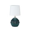 Lampa stołowa LORA zielono-biała E14 MARKSLOJD